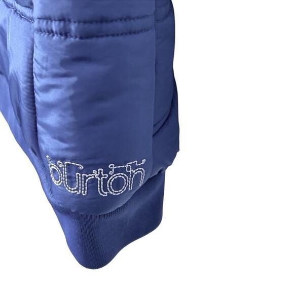 Burton Dry Ride Purple Fur Trim Snowboard Puffer Vest Size Small - Picture 7 of 15